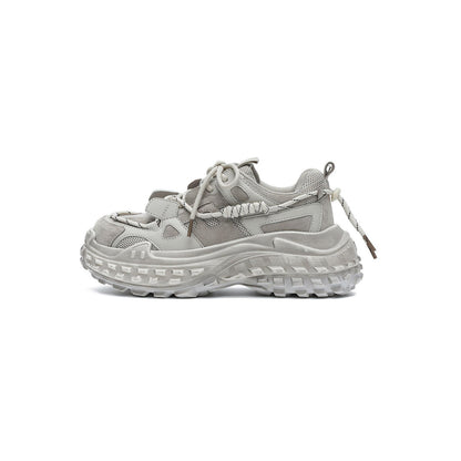 Chunky Sole Grey Performance Sneakers-0