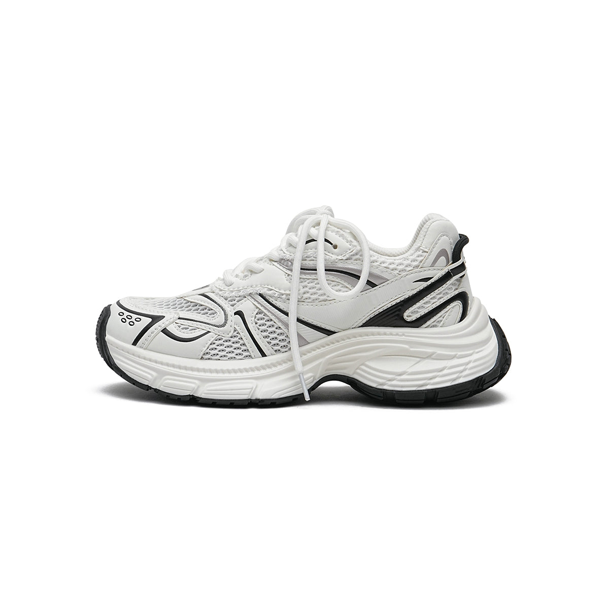 Chunky Thick-Sole Running Shoes-5