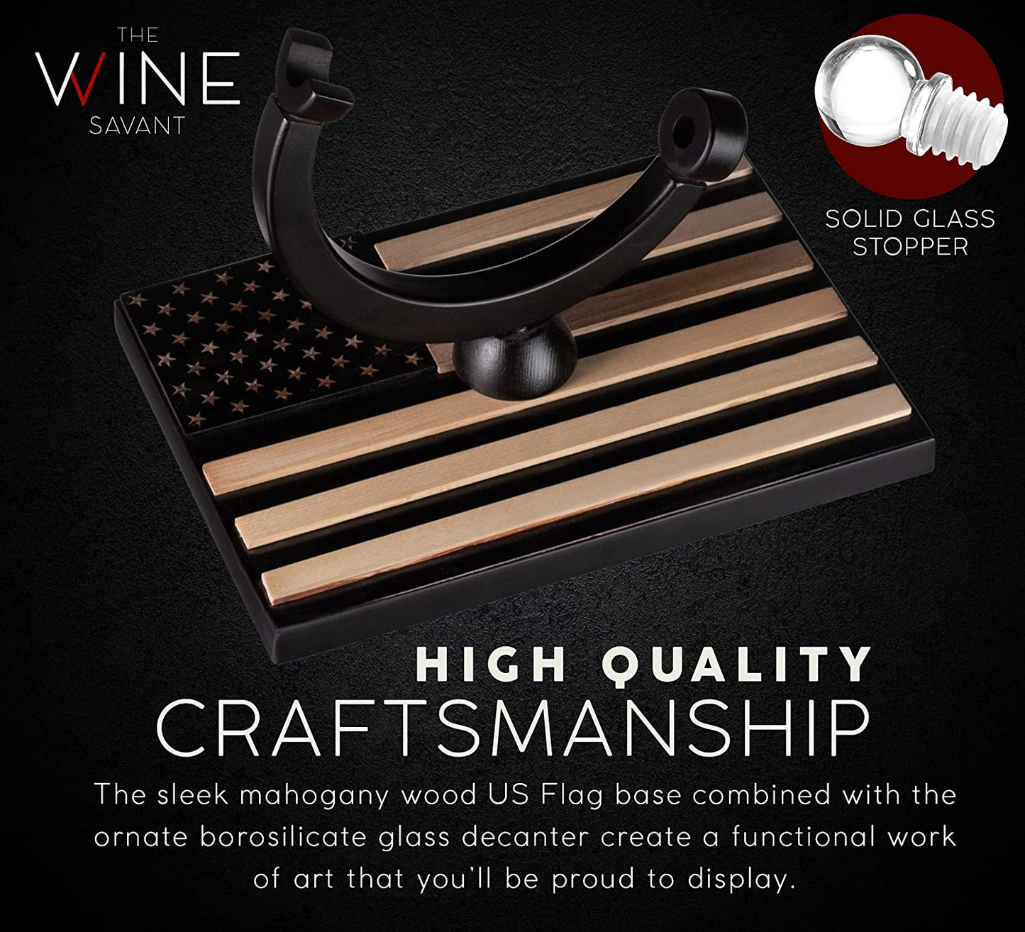 Army Globe Whiskey Decanter Set & 4 Liquor Glasses - Whisky Decanter & Glass Set with Wood Base and 9 Whiskey Stone - Father's Day US Army Licensed Gifts for Men - Bourbon Scotch Military Veteran Gift-4