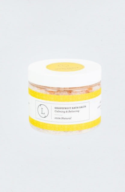Grapefruit Natural Bath Salt Soak with Dead sea, Epsom and Himalayan salts-1