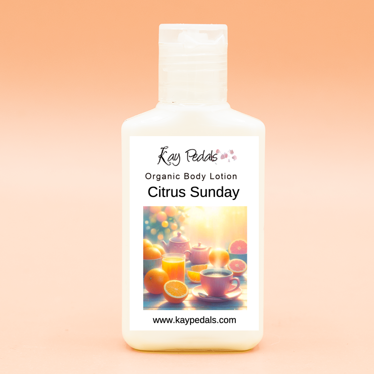 Citrus Sunday Natural Body Lotion Made With Sensitive Skin Fragrance Oil  | Organic Unrefined African Shea Butter | Organic Sweet Almond Oil | Organic Avocado Oil-4