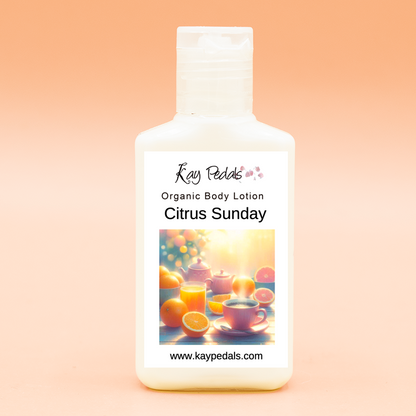 Citrus Sunday Natural Body Lotion Made With Sensitive Skin Fragrance Oil  | Organic Unrefined African Shea Butter | Organic Sweet Almond Oil | Organic Avocado Oil-4