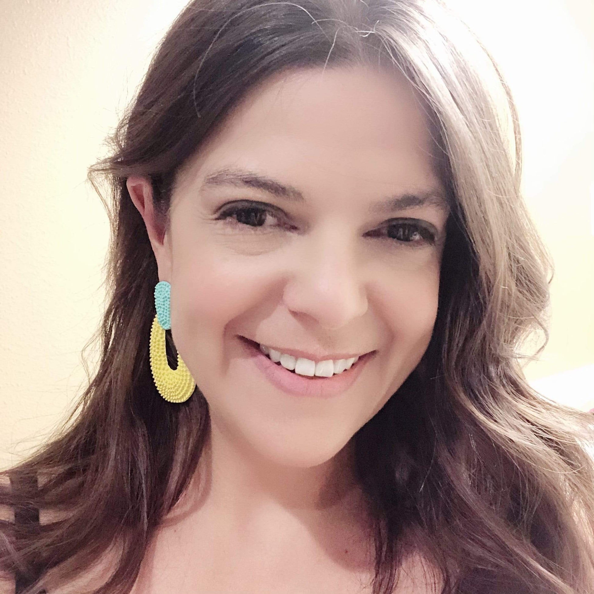 Antonia -Yellow Earrings-1