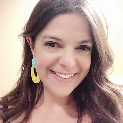 Antonia -Yellow Earrings-1