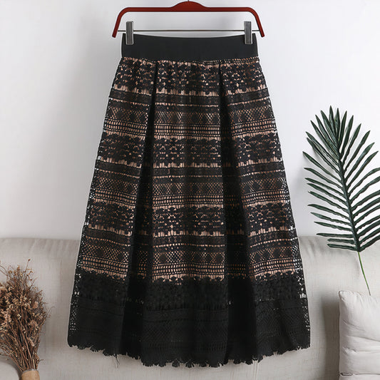 Halle Classic Lace Adjustable Skirt-0