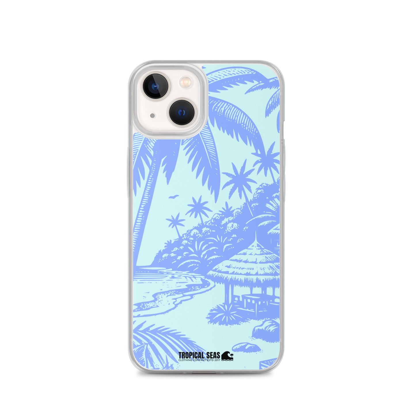 Island Blues Clear Case for iPhone®-13