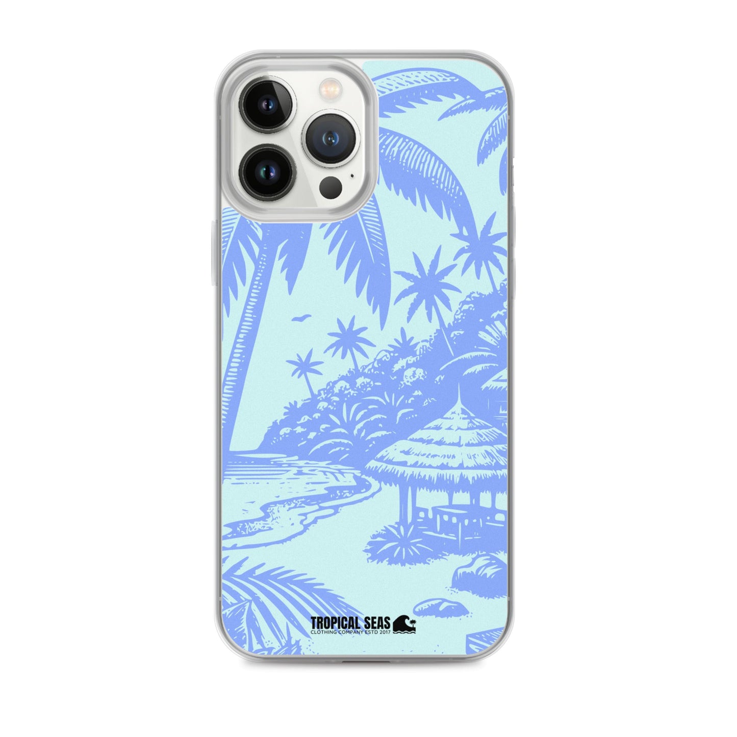 Island Blues Clear Case for iPhone®-11