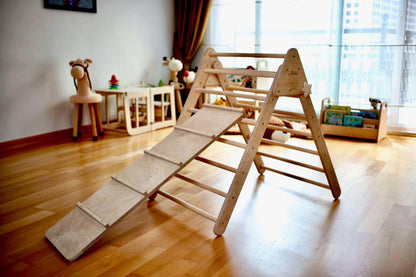 Climbing Triangle with Ramp | Foldable Montessori Climbing Set-6