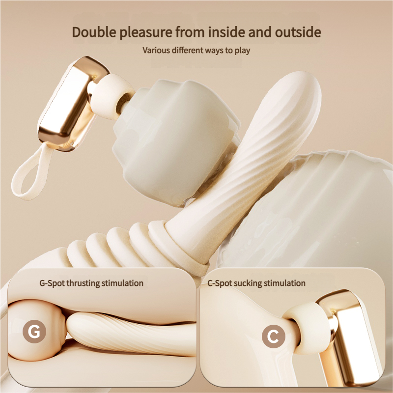 Clit Sucking & G-Spot Thrusting Sex Machine App Controlled-2