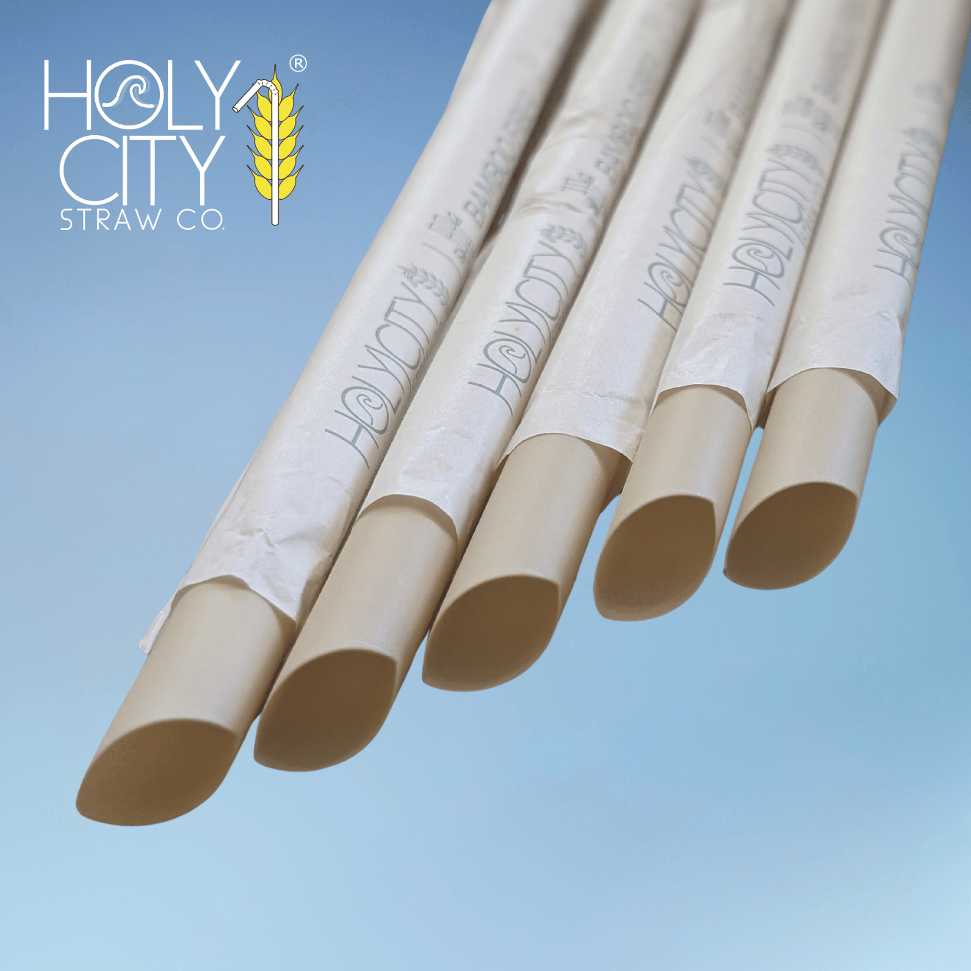 8.7" Wrapped Boba Bamboo Fiber Straws | 12mm-1