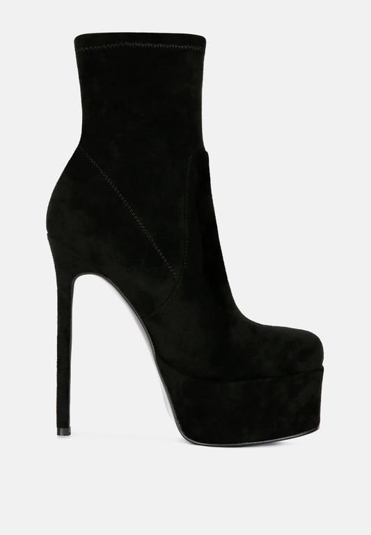 Clubbing High Heele Platform Ankle Boots-0