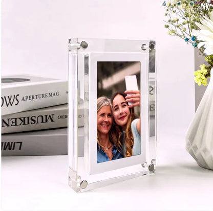 Acrylic Transparent Digital Photo Frame & Video Player