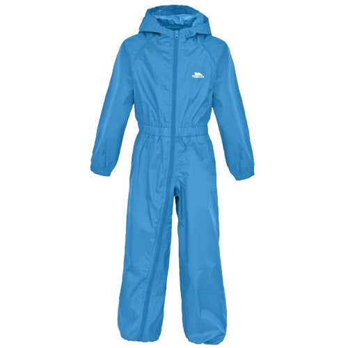 Kids Trespass Button Waterproof All-In-One Suit-7