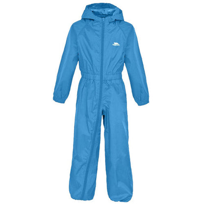 Kids Trespass Button Waterproof All-In-One Suit-7