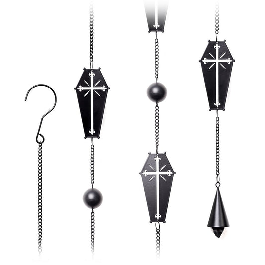 Coffin & Cross Hanging Decoration-0