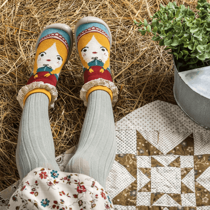 Collegien Slipper - Marie with Lace 18-19-1