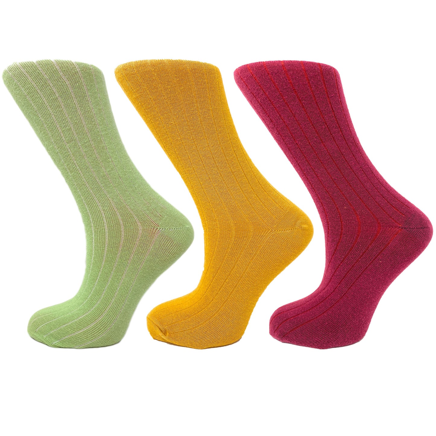 3 Pairs of Women's Mid-Calf Colorful Socks - Soft, Breathable, & Moisture-Wicking-4