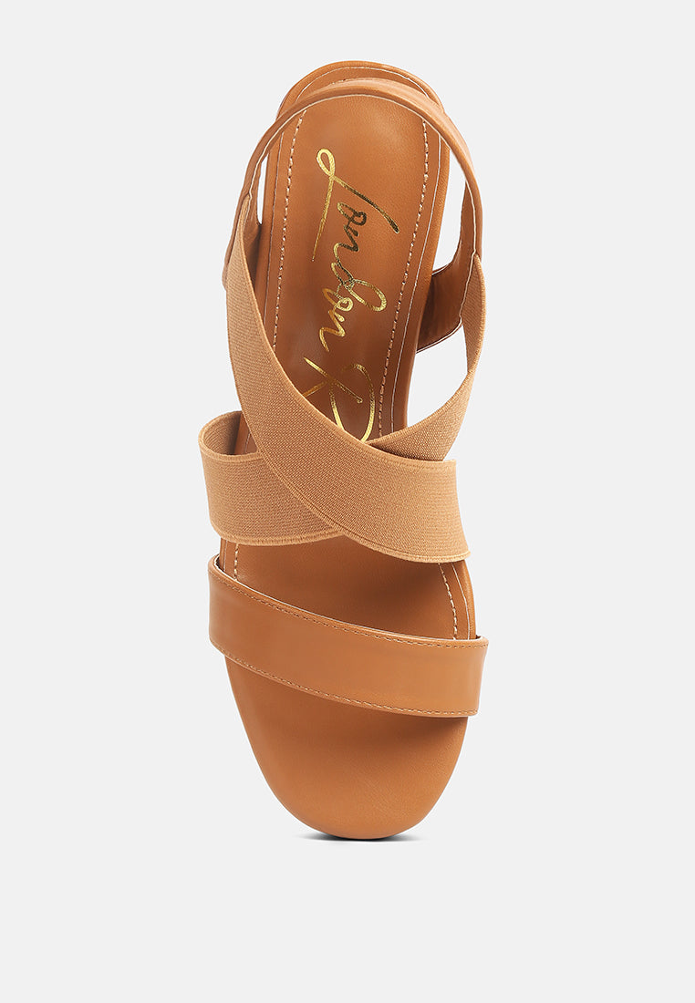 Comfortable Straps Block Heel Sandals-3