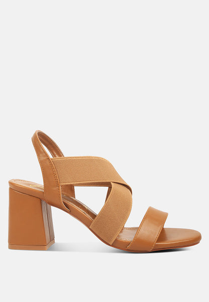 Comfortable Straps Block Heel Sandals-0