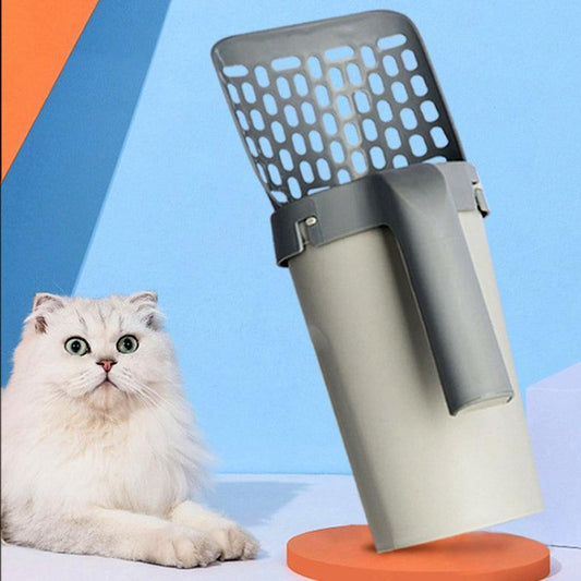 Convenient Cat Litter Storage Box With Built-In Shovel-0