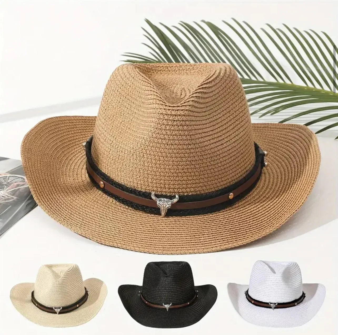 Cowboy straw hat  - fierce-0