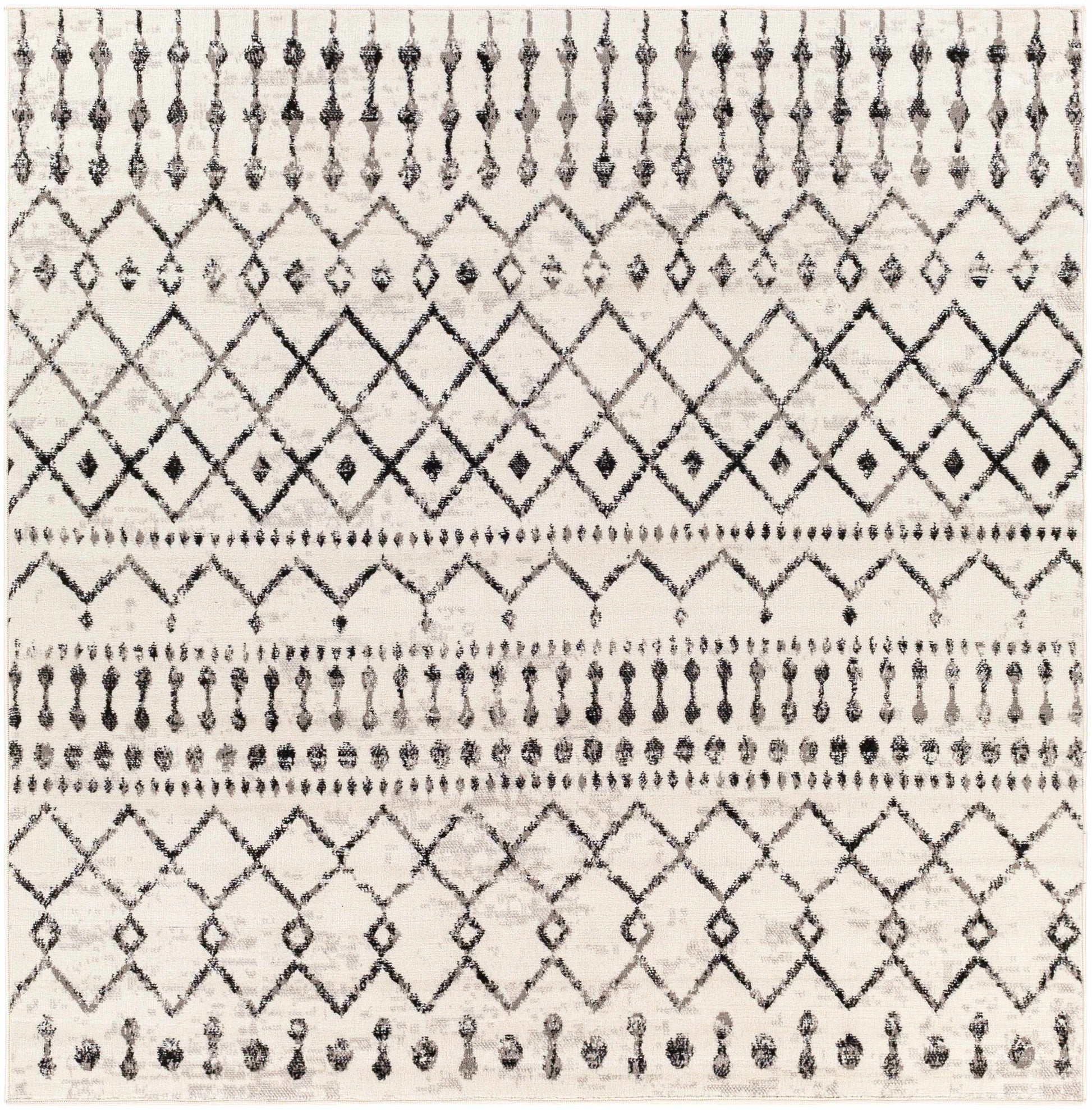 Scandi Moroccan Trellis Rug-7