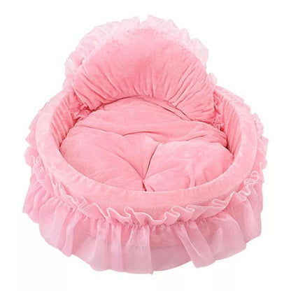 Cozy Haven Lace Pet Bed-1