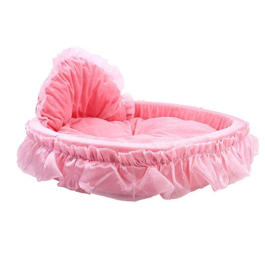 Cozy Haven Lace Pet Bed-0