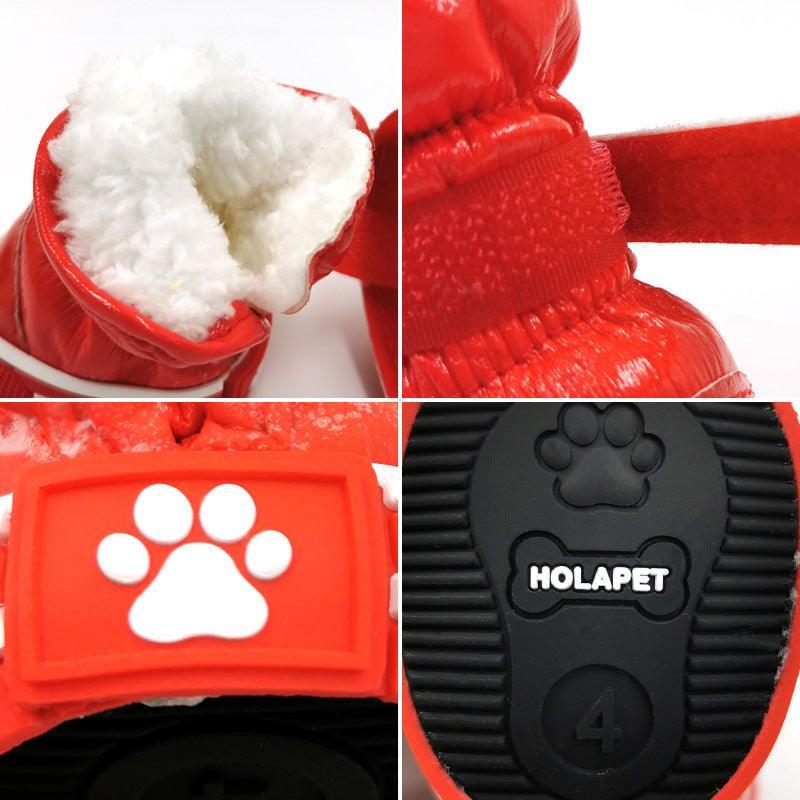 Cozy Paws: Stylish And Protective Cotton Dog Shoes-2