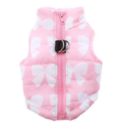 Cozy Striped Pet Jacket With Traction Buckle - Perfect For Autumn And Winter!-17