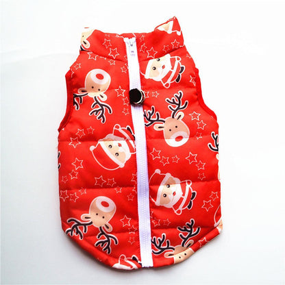 Cozy Striped Pet Jacket With Traction Buckle - Perfect For Autumn And Winter!-6