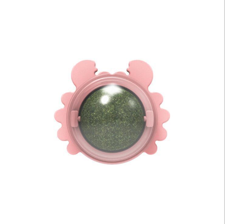 Crabnip Cat Toy: Interactive Spinning Ball For Playful Feline Molars-5
