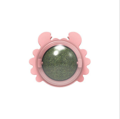 Crabnip Cat Toy: Interactive Spinning Ball For Playful Feline Molars-5