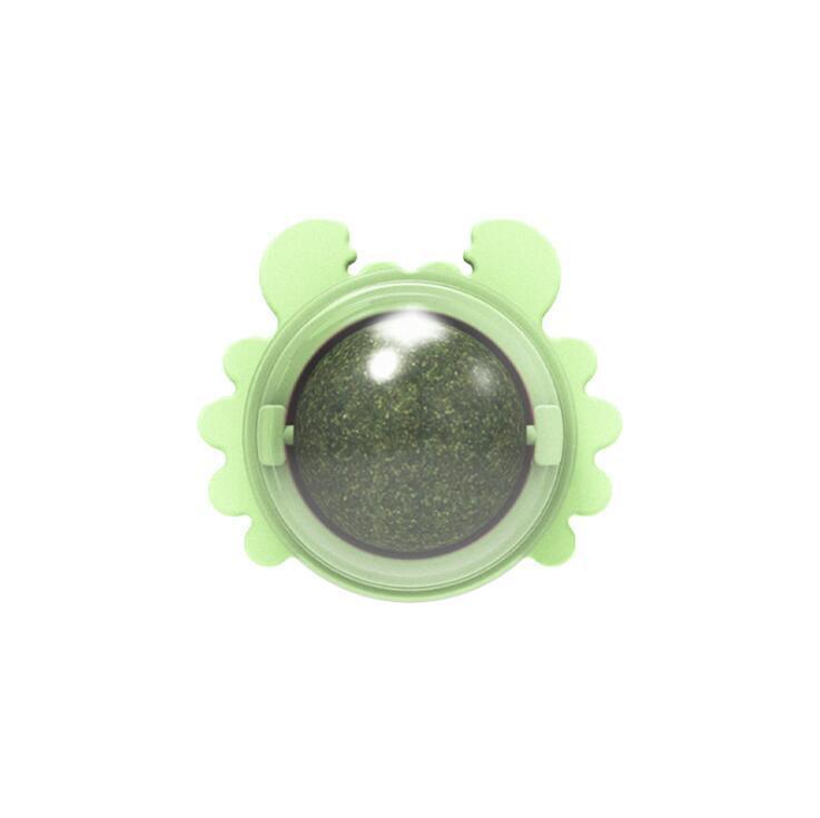 Crabnip Cat Toy: Interactive Spinning Ball For Playful Feline Molars-3