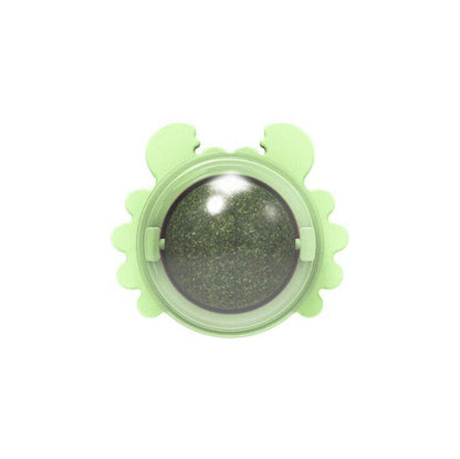 Crabnip Cat Toy: Interactive Spinning Ball For Playful Feline Molars-3