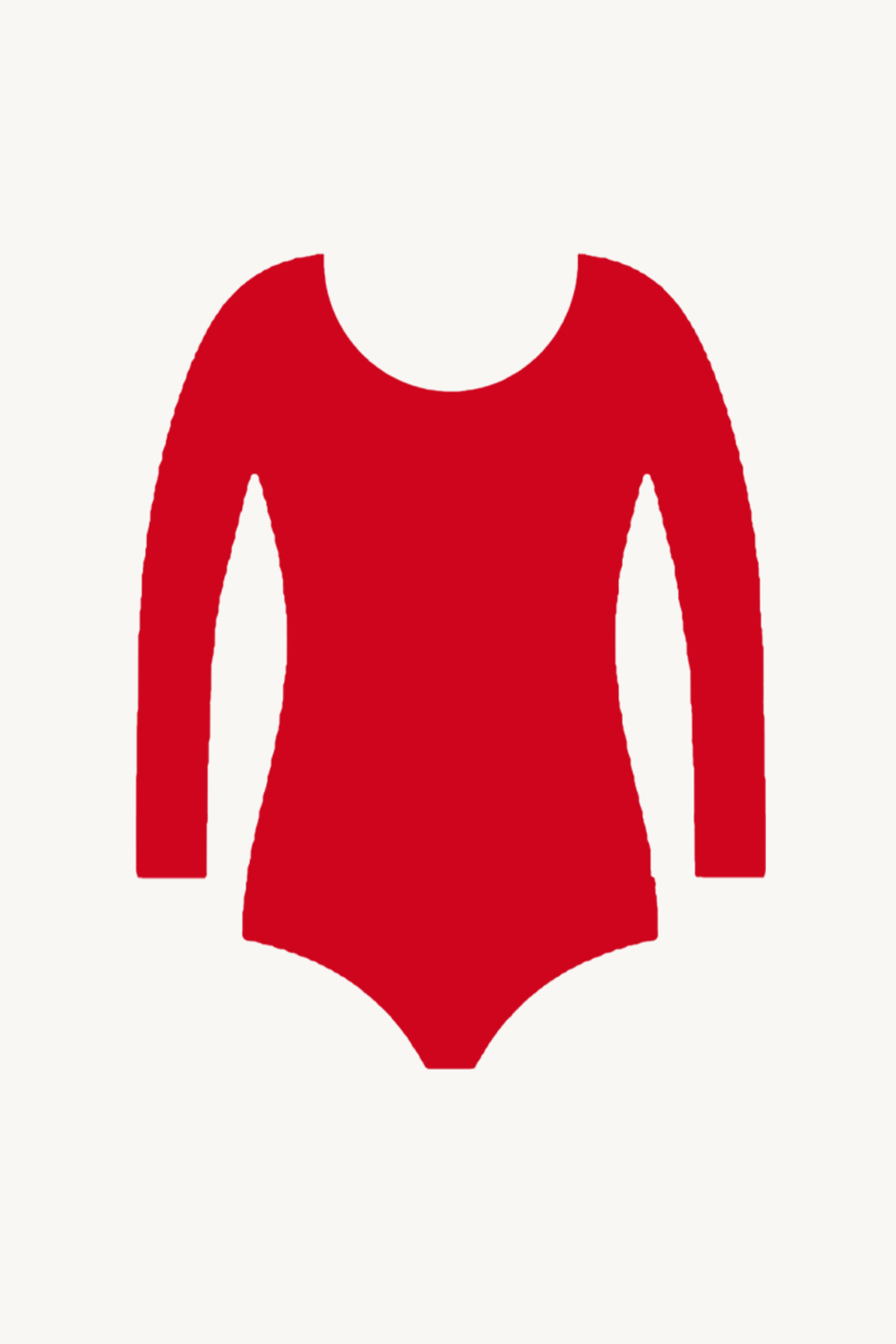 Crazy Chick Girls Cotton Full Sleeve Red Leotard-0