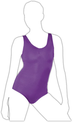 Crazy Chick Girls Purple Sleeveless Leotard-0