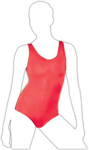 Crazy Chick Girls Red Sleeveless Leotard-0