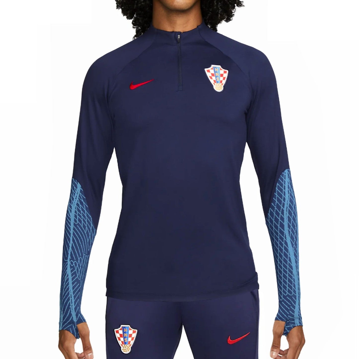 Croatia navy training technical Soccer tracksuit 2022/23 - Nike-0