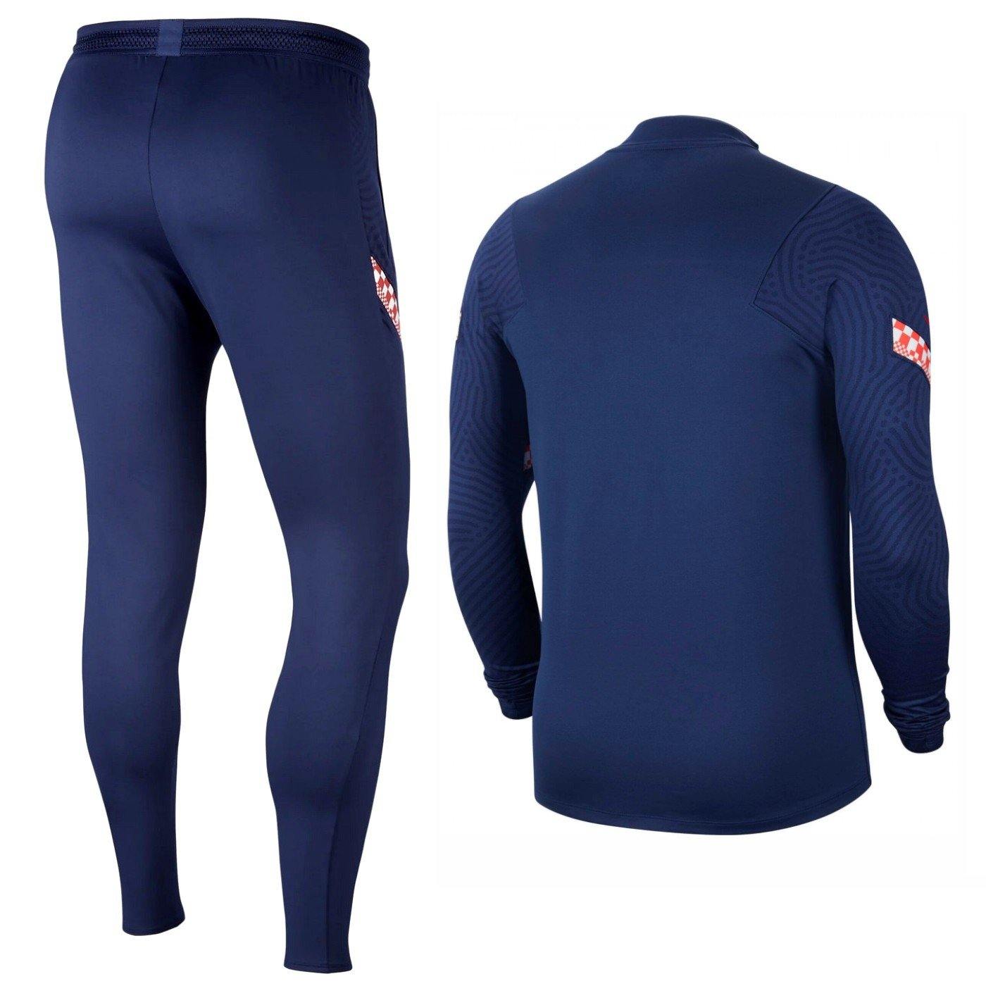 Croatia navy training technical Soccer tracksuit 2020/21 - Nike-1