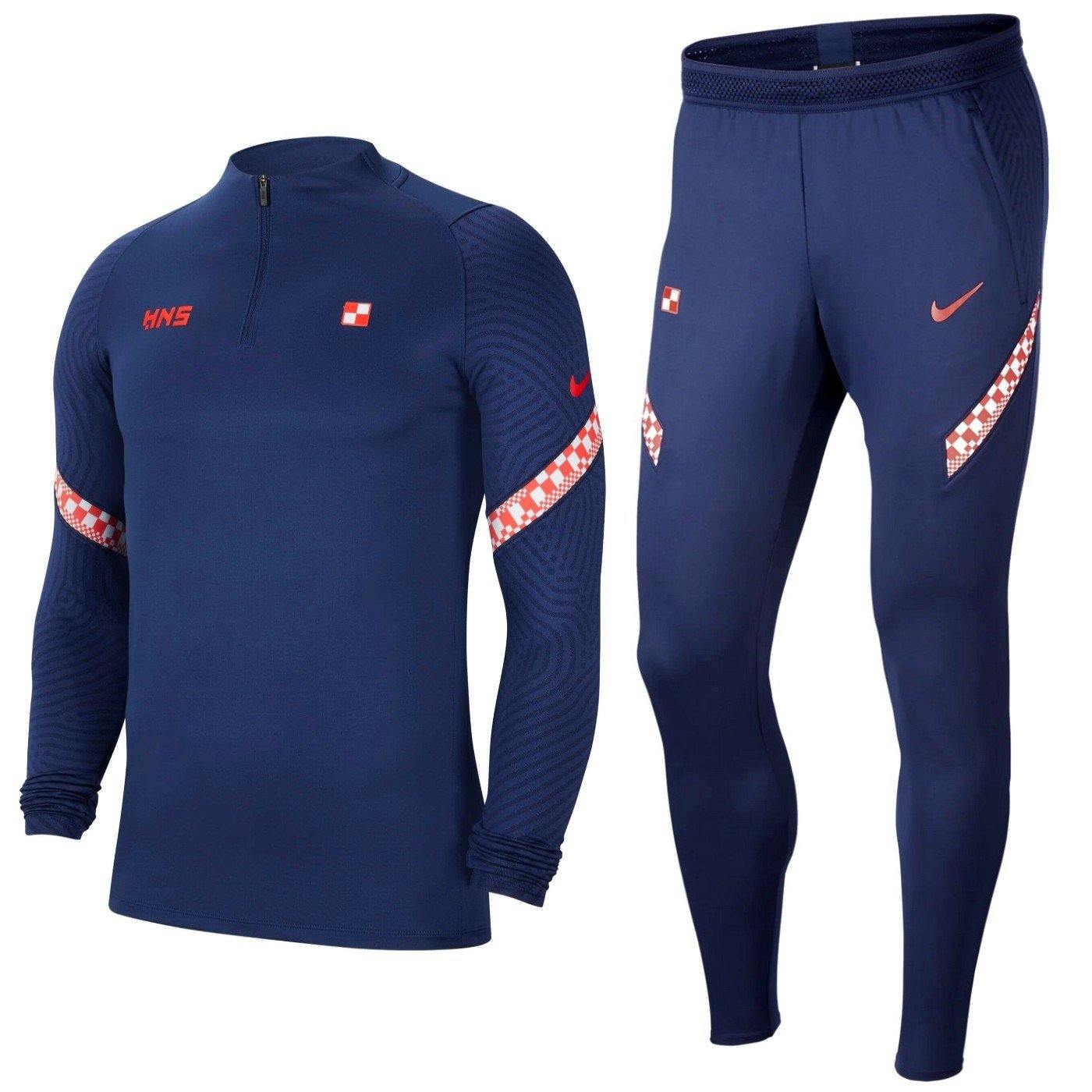 Croatia navy training technical Soccer tracksuit 2020/21 - Nike-0