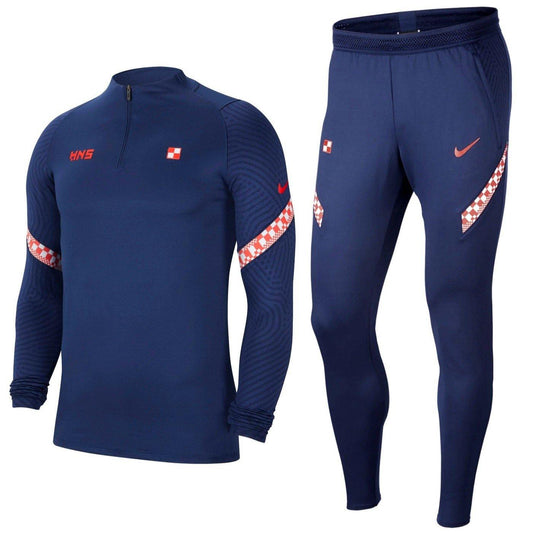 Croatia navy training technical Soccer tracksuit 2020/21 - Nike-0