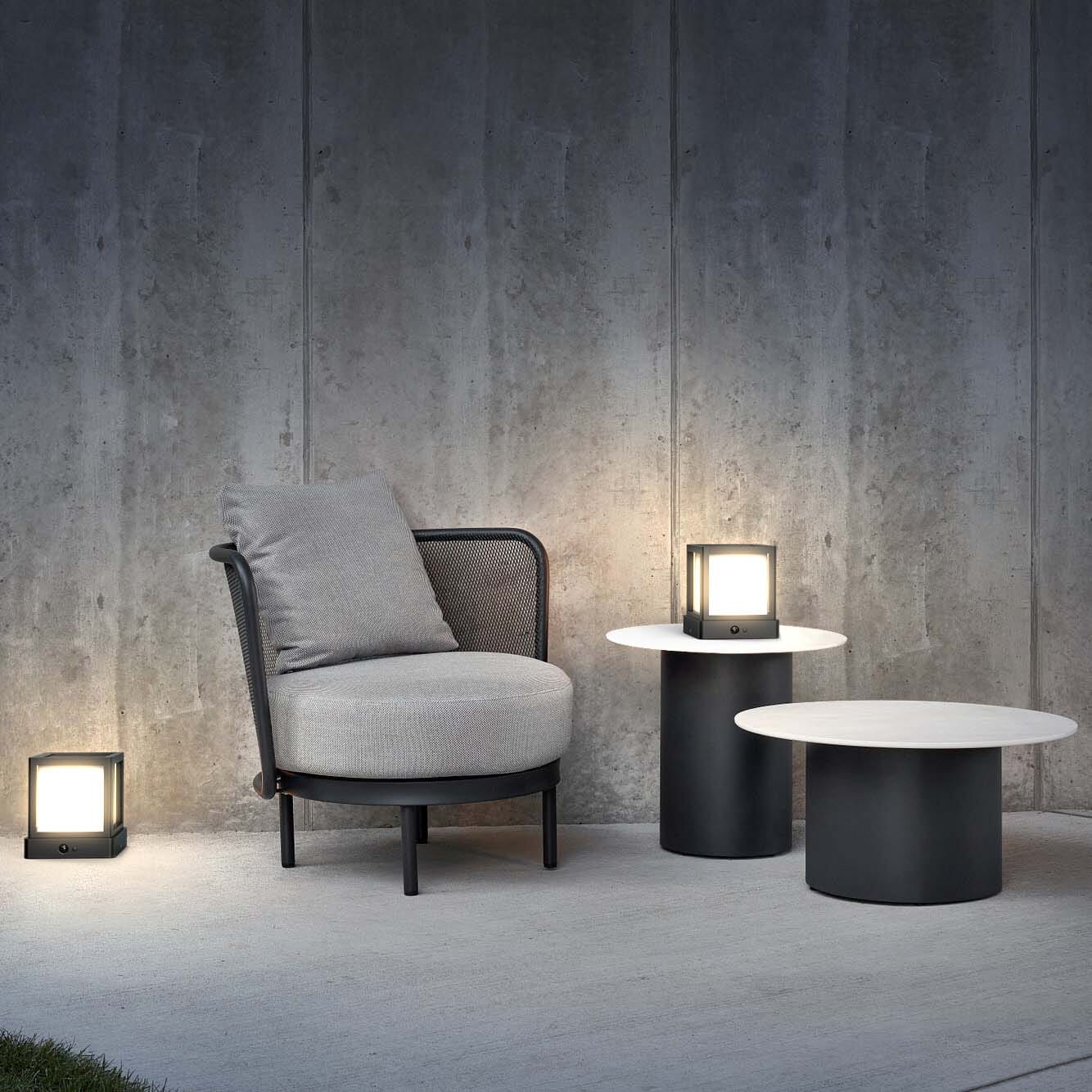 Cube-1000 Outdoor Landscape / Post-Cap Solar Light | Dusk to Dawn-2