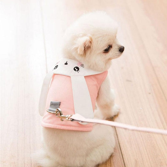 Cuddly Bunny Pet Harness And Leash Set-0
