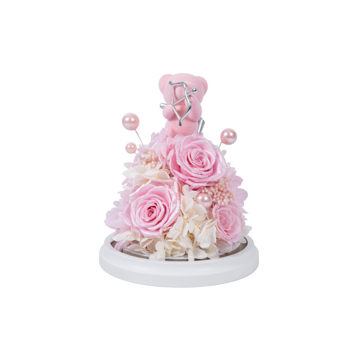 Adorable Cupid's Embrace Pink Teddy Bear-4