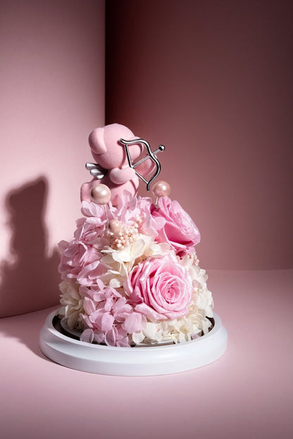 Adorable Cupid's Embrace Pink Teddy Bear-1