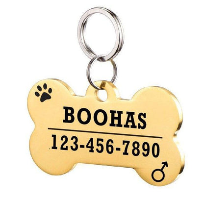 Custom Engraved Stainless Steel Pet Id Tag-23