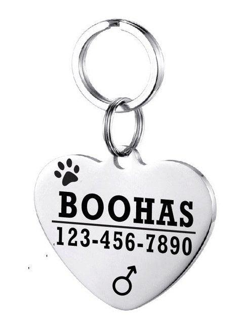 Custom Engraved Stainless Steel Pet Id Tag-20