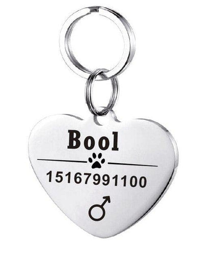 Custom Engraved Stainless Steel Pet Id Tag-6
