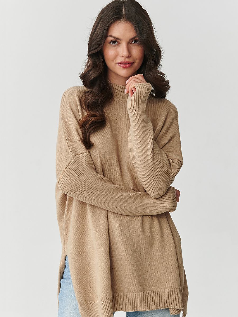 Jumper model 217400 Makadamia-0